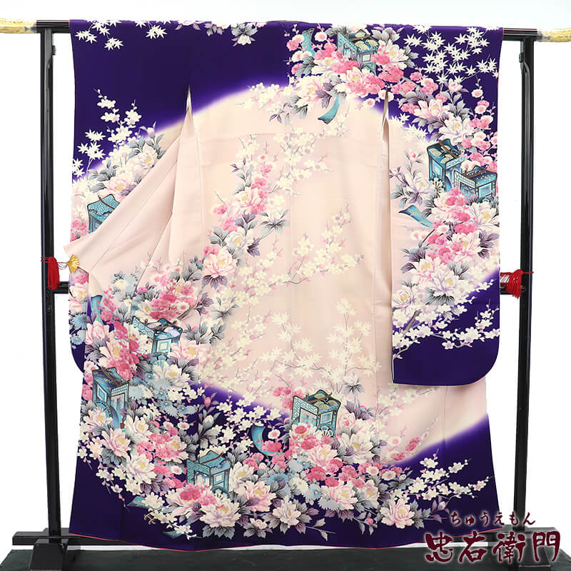 振袖３点セット　襦袢　帯　結婚式　リサイクル　中古　橘　波文　蝶　MN14 楽天市場】【中古】 振袖 中古販売 フルセット | 成人式 振り袖 中古