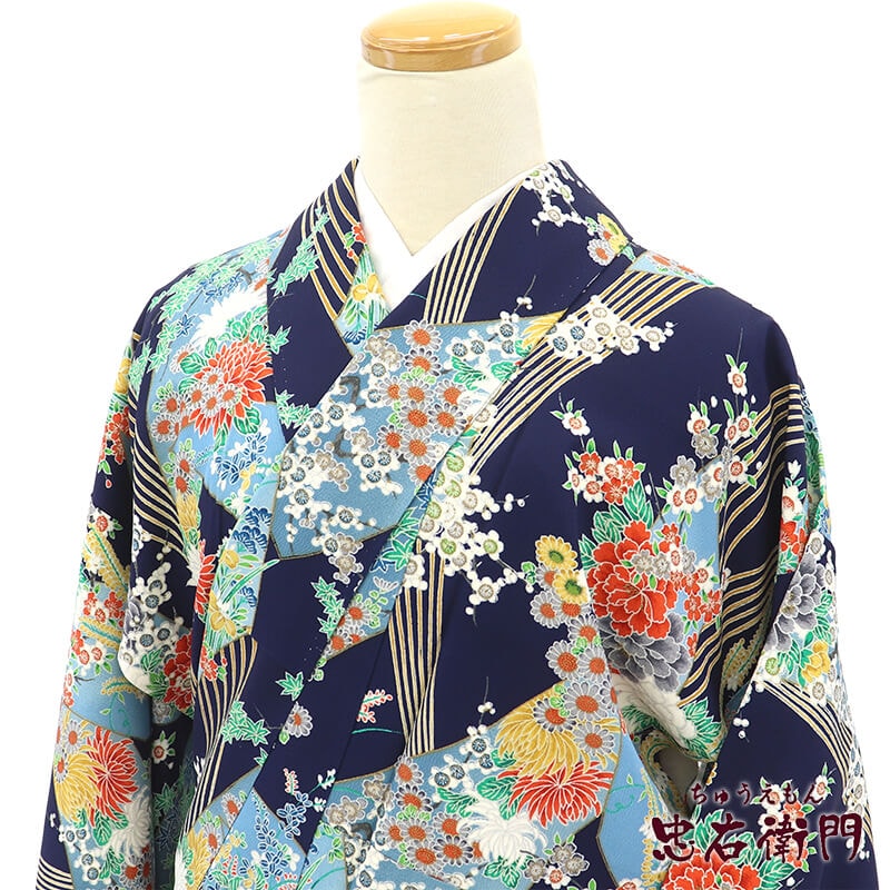 20倍ポイント｜歳末大還元祭】【中古】 小紋 小紋着物 袷 レディース