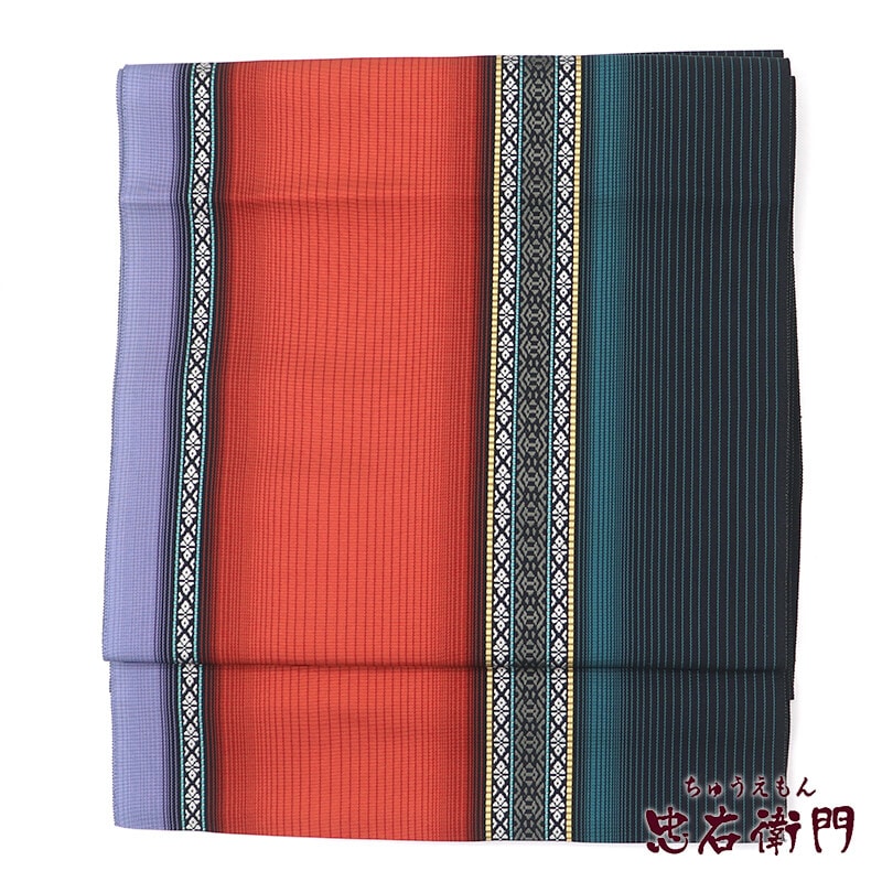 20倍ポイント｜歳末大還元祭】【中古】 名古屋帯 なごや帯 博多織 本筑