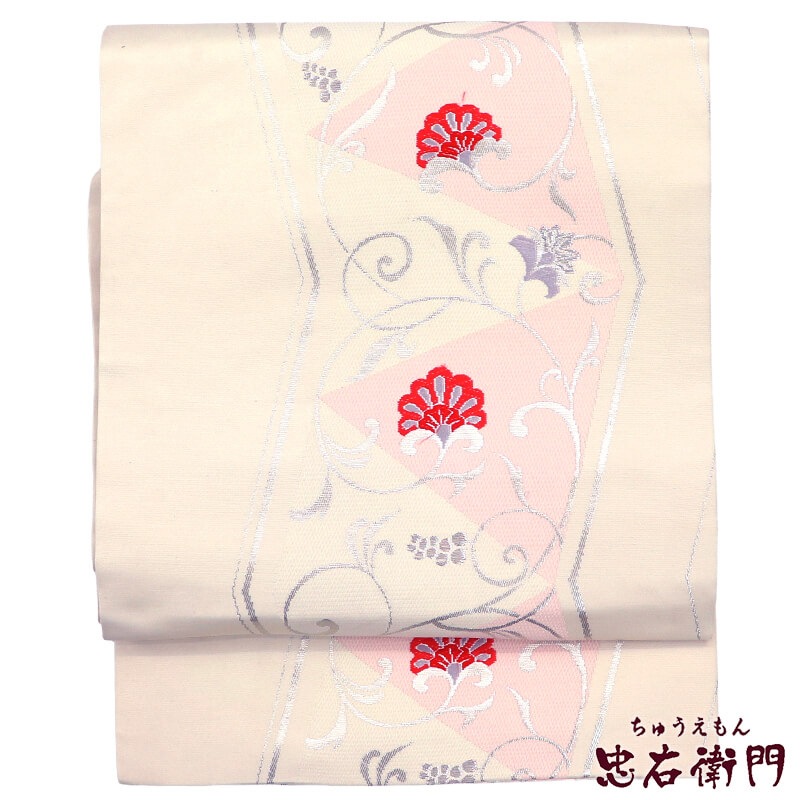 楽天スーパーSALE連動｜20％OFF】名古屋帯 なごや帯 正絹 六通柄 九寸