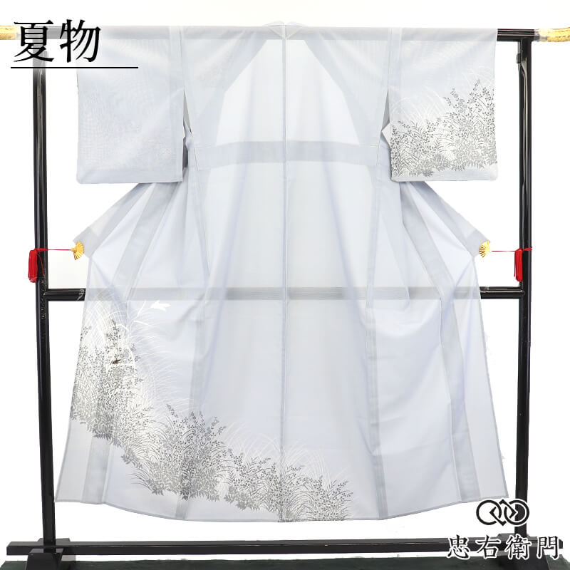 塩沢 付下げ 付け下げ 袷 流水 麻の葉 格子 裄67.5 Ｍ 中古 sn730 塩沢 付下げ 付け下げ 袷 流水 麻の葉 格子 裄67.5 M 中古 sn730の