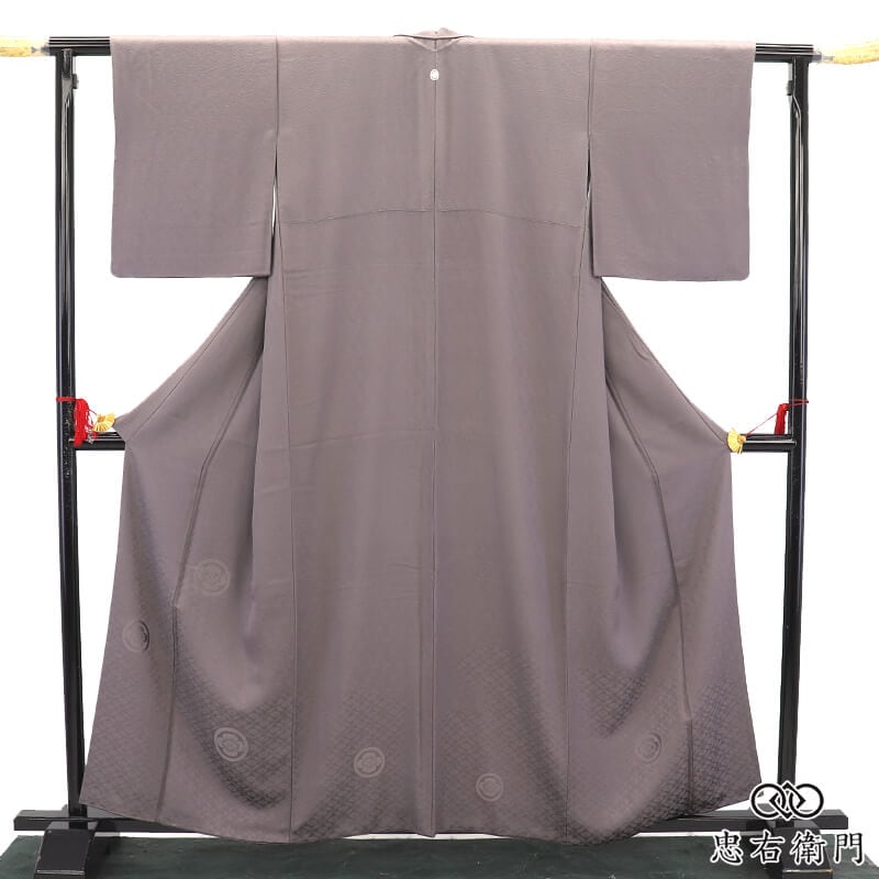すい様 能役者模様訪問着【リサイクル】【中古】【着】 宗sou 着物,付下げ