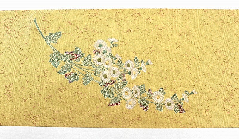 由水十久監修　袋帯　ながしま織物　金色 楽器 長嶋成織物】 【由水十久】監修 特選西陣織袋帯 ～瀞銀錦～ ≪御