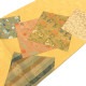 【50%OFF|えびす講セール|期間限定】【中古】 袋帯 リサイクル レディース 正絹 金 色紙柄 切りバメ 有栖川文様 長さ417cm 幅31cm 仕立て上がり帯 フォーマル 礼装用 リサイクル帯 あす楽対応