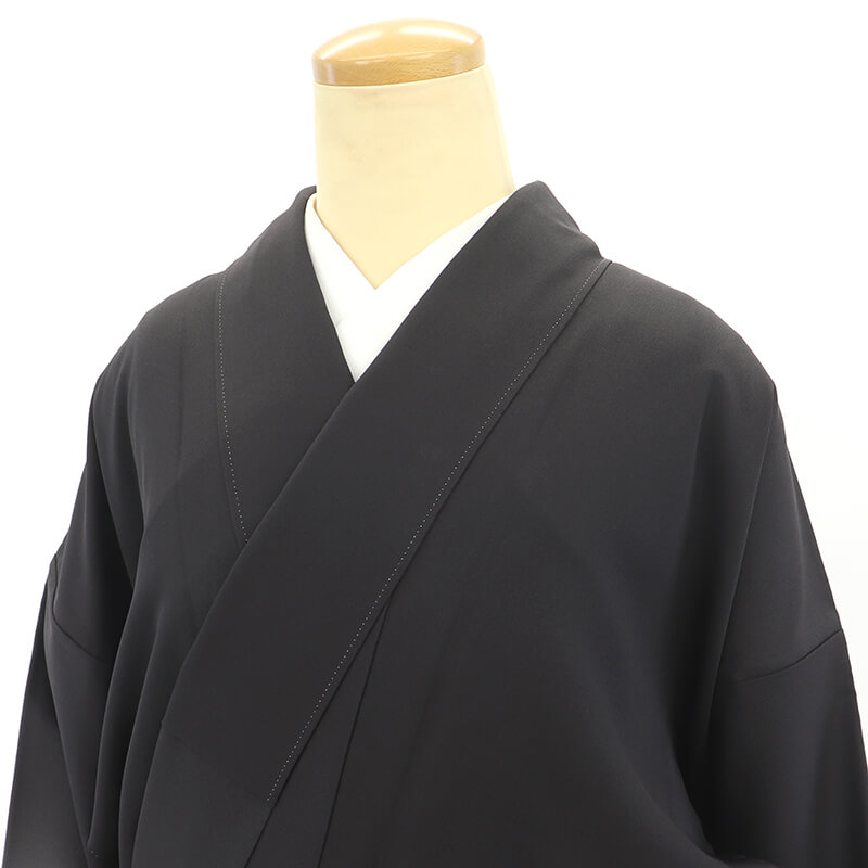 【中古】 付下げ 付け下げ レディース 正絹 黒 花 モダン 身丈160cm 裄丈67.5cm 仕立て上がり着物 パーティ 観劇 リサイクル着物 リサイクル