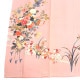 【中古】 付下げ 友禅 レディース 正絹 ピンク 花柄 身丈155.5cm 裄丈64cm 仕立て上がり着物 入学式 卒業式 結婚式 七五三 パーティ リユース着物 リサイクル着物 10時までのご注文で即日発送