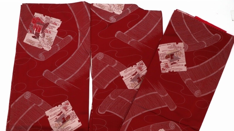 中古】 昭和レトロ アンティーク ビンテージ お召し着物【返品