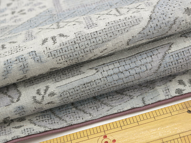 【50%OFF|えびす講セール|期間限定】【中古】 忠右衛門 本場結城紬 リサイクル カジュアル 着物 正絹 レディース 袷 人間国宝 田中林次 グレー 風景 裄丈64cm 送料無料 あす楽対応