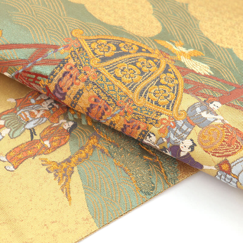 中古】 袋帯 ふくろ帯 礼装用 リサイクル レディース 正絹 金