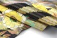 【50%OFF|えびす講セール|期間限定】【中古】 袋帯 振袖用 リサイクル レディース 正絹 ブラック ゴールド 辻が花風 長さ423cm 幅30.5cm 仕立て上がり帯 フォーマル 振り袖用 リサイクル帯 あす楽対応