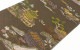 袋帯 おしゃれ袋帯 洒落帯 リサイクル レディース 正絹 ブラウン 楼閣山水文 長さ444cm 幅31cm 仕立て上がり帯 カジュアル リサイクル帯 【中古】