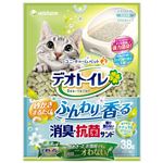 デオトイレ ふんわり香る消臭・抗菌サンド ナチュラルグリーンの香り 3.8L 【×4セット】(セレクト品)