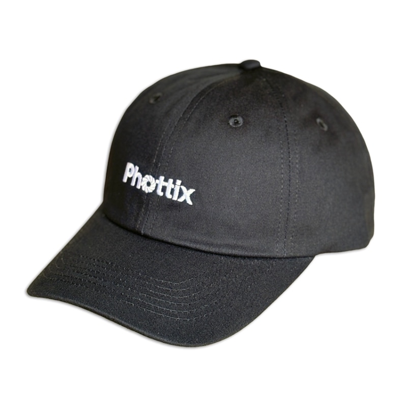Phottix ロゴ入りDADキャップ ブラック【PXDAD25-PJBK】