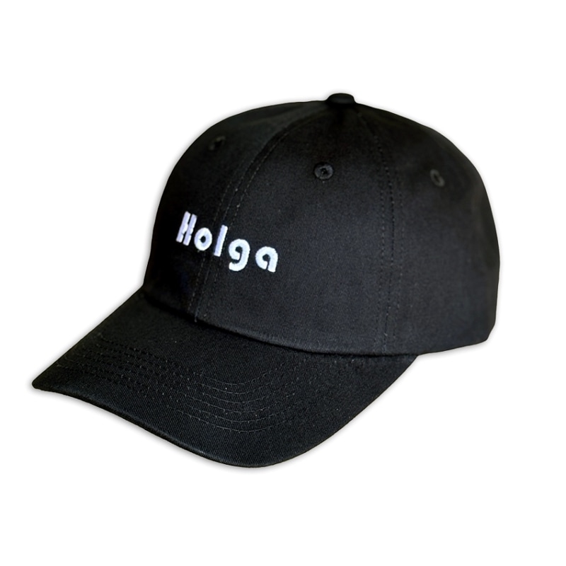 HOLGA ロゴ入りDADキャップ ブラック【HGDAD25-PJBK】