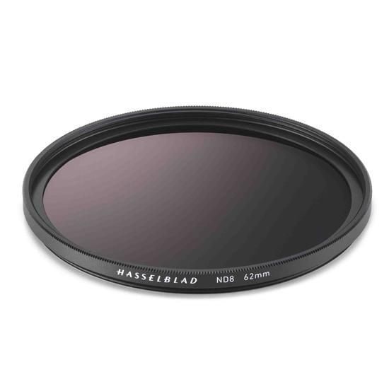Hasselblad ハッセルブラッド    ND8 フィルター  62mm　(3段分の光量減光効果）