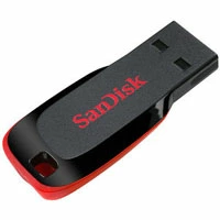 【ネコポス便配送商品】 【並行輸入品】 サンディスク(SanDisk) USBメモリ 32GB USB2.0対応 キャップレス SDCZ50-032G-B35