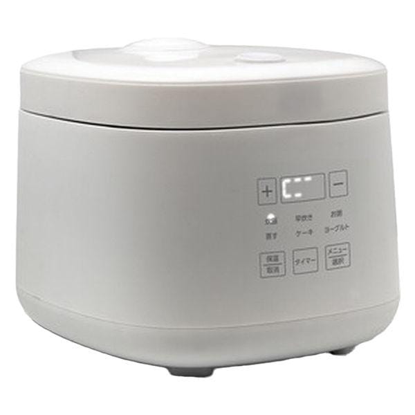 ROOMMATE  4合炊飯器 HOKAHOKADAKI　多機能炊飯器 4合炊き ホワイト 単身赴任 自炊 新生活 RM-218TE-WH