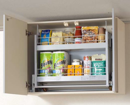 昇降式吊戸棚 ダウンキャビネットJDS900・750・600【※吊戸棚別途】