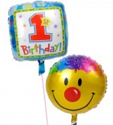 パーティースマイルのファーストバースデー【1才の誕生日のバルーン電報・男の子】|1才の誕生日を祝うバルーン電報・バルーンギフト