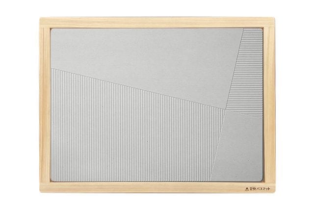 桧すのこセット 足快バスマット(珪藻土) レギュラー ジギークロスタイプ