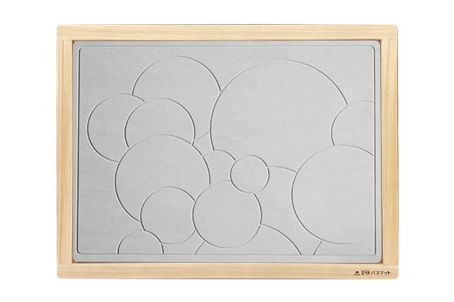 桧すのこセット 足快バスマット(珪藻土) レギュラー バブルタイプ