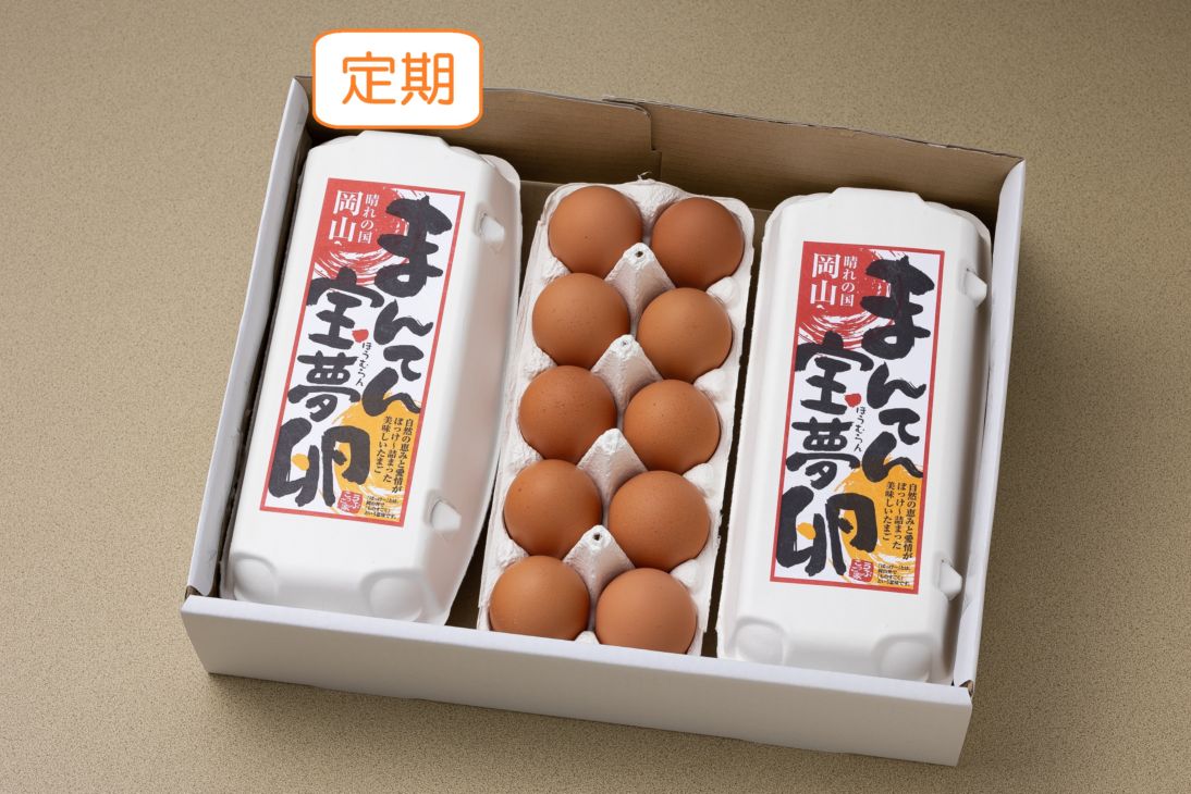 【定期・送料込】まんてん宝夢卵（30個入）｜新鮮卵を定期でお届け