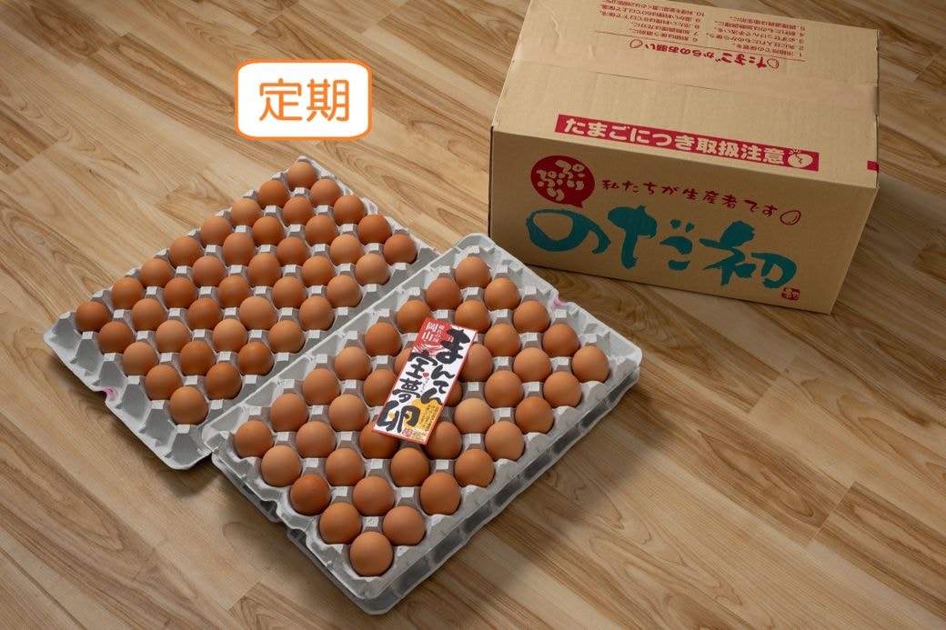 【定期・送料込】まんてん宝夢卵（120個入＋割れ保証4個）｜新鮮卵を定期でお届け