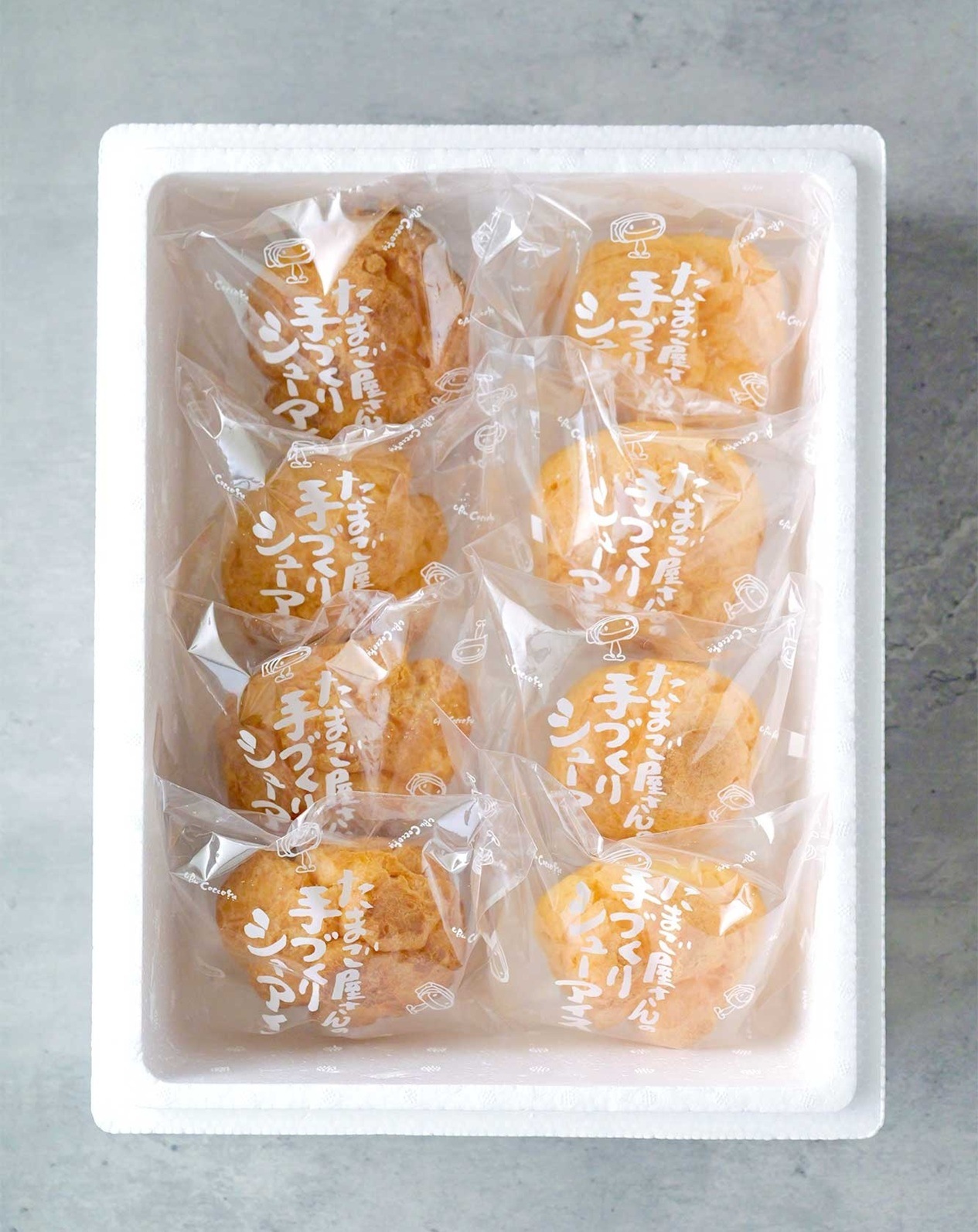 【人気のジェラート店とコラボ】手づくりシューアイス（8個入）｜うぶこっこ家人気スイーツ