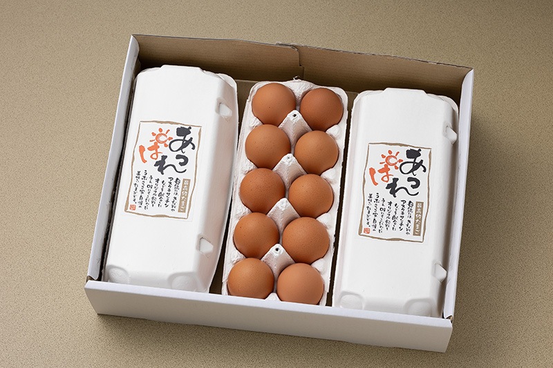 【(冷蔵)定期・送料込】あっぱれたまご（30個入）｜うぶこっこ家最高級卵
