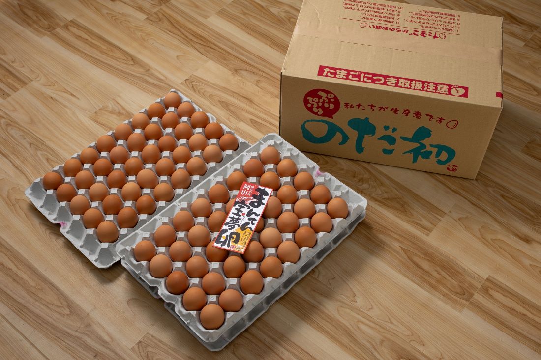 【(冷蔵)1回・送料込】まんてん宝夢卵（120個入＋割れ保証4個）｜新鮮卵をお届け