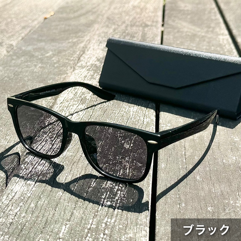 爆売り！ サングラス フロントデザイン付き ウェリントン(四角)型 アクセサリー