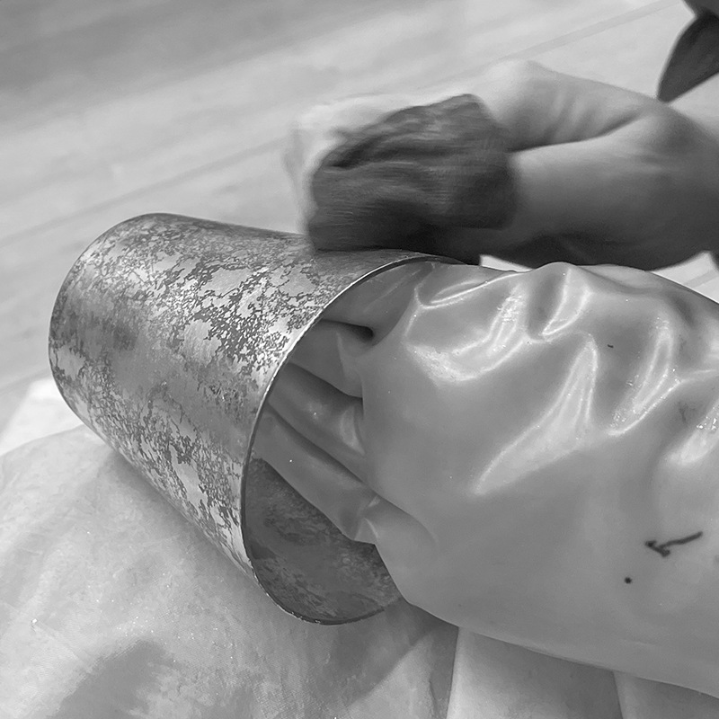 喜箔グラス 2合 ぐい呑