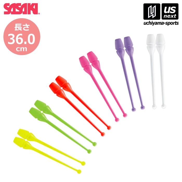 【さらに10%引(一部対象外)】 ササキ 新体操 ジュニアラバークラブ 2025年継続モデル [取り寄せ][自社]【メール便不可】 sas-mj38h-c