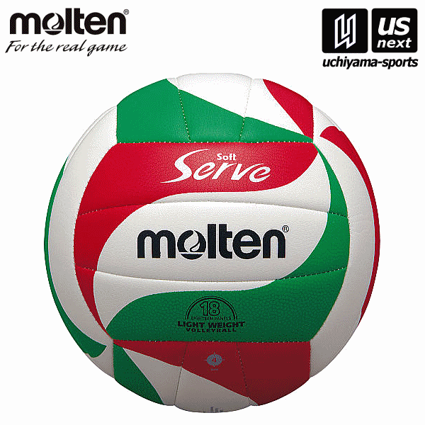 【クーポンでさらに10%引】 モルテン バレーボール 軽量4号球 ソフトサーブ軽量 2025年継続モデル [取り寄せ][自社]【メール便不可】 V4M3000-L