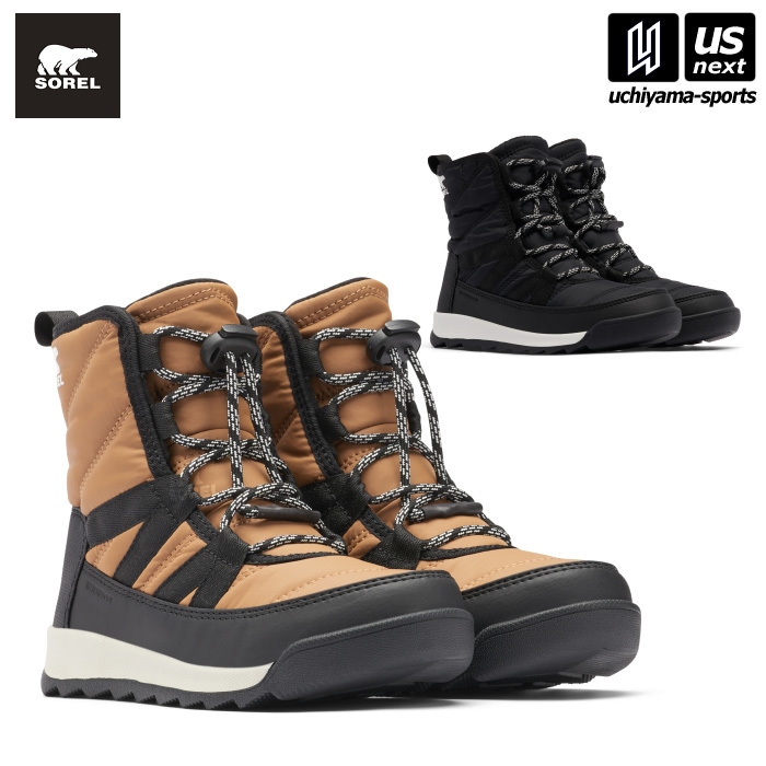 【クーポンでさらに10%引】 （国内正規品） ソレル ジュニア ウィンターブーツ ユースウィットニー II ショートレース YOUTH WHITNEY II SHORT LACE [物流]【あすつく対応】【メール便不可】 ny3903