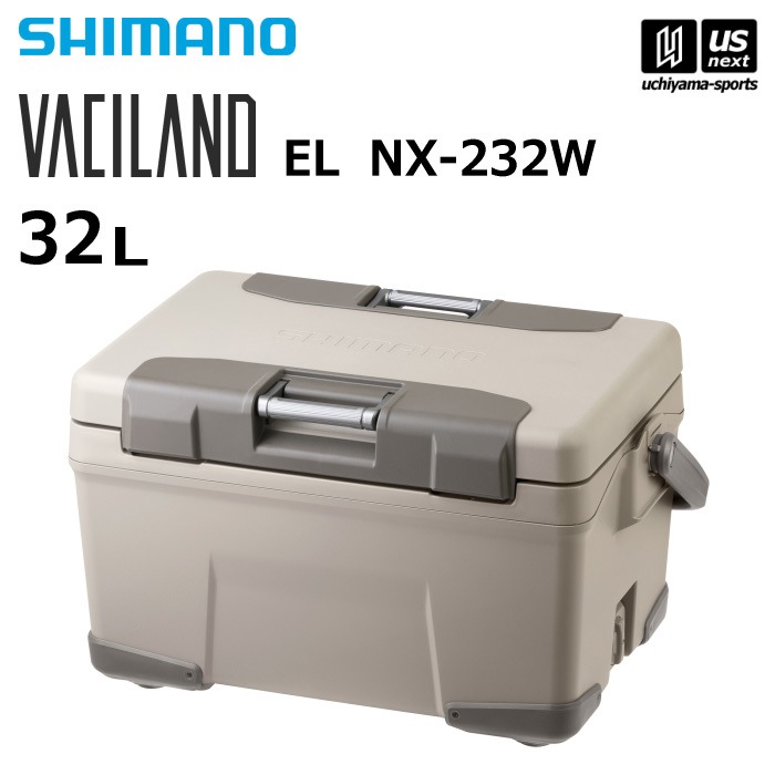 （次回入荷未定）【クーポン対象外】シマノ クーラーボックス ヴァシランド VACILAND EL 32L  [自社]【あすつく対応】【メール便不可】 NX232W