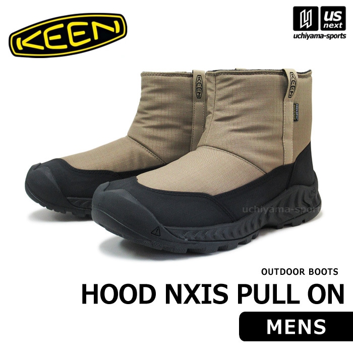 【クーポンでさらに10%引】 （国内正規品） KEEN キーン メンズ HOOD NXIS PULL ON WP フット ネクシス プルオン 2024年継続モデル  [自社]【あすつく対応】【メール便不可】 1027992
