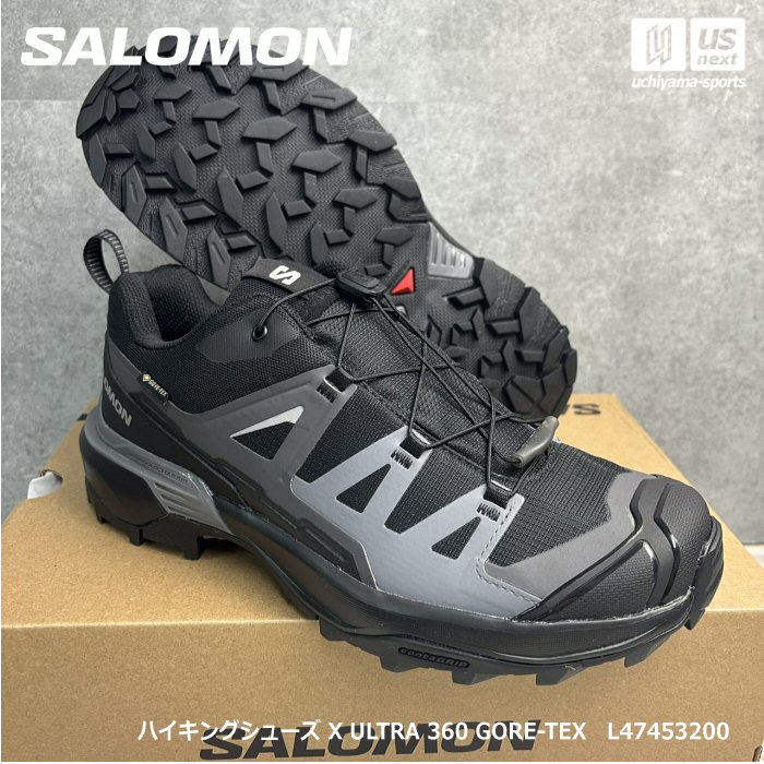 （国内正規品） サロモン メンズ ハイキングシューズ X ULTRA 360 GORE-TEX 2026年継続モデル  [自社]【あすつく対応】【メール便不可】 L47453200