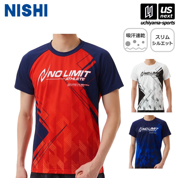 【さらに10%引(一部対象外)】 ニシ・スポーツ グラフィックライトTシャツ 2024年春夏モデル  [M便 1/1][自社]【あすつく対応】 2811A360|メンズ（男女兼用）|ウェアー