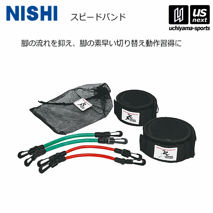 【クーポンでさらに10%引】 ニシ・スポーツ 陸上 トレーニング スピードバンド NT7427 2025年継続モデル [自社]【あすつく対応】【メール便不可】 NT7427