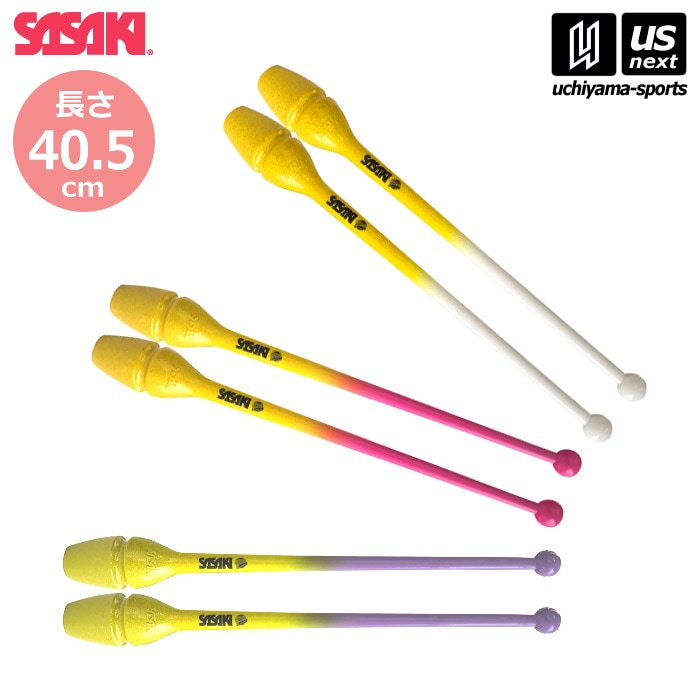 【さらに10%引(一部対象外)】 ササキ 新体操 グラデーションラバークラブ ショート 40.5cm 限定カラー 2024年限定モデル  [自社]【あすつく対応】【メール便不可】 SM34JKGHF