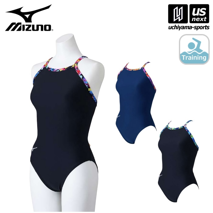 【クーポンでさらに10%引】 ミズノ 水泳 レディース 競泳練習用水着 エクサースーツ ミディアムカット 2024～25年秋冬モデル  [自社]【あすつく対応】【メール便不可】 N2MAB787