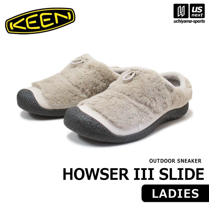 【さらに10%引(一部対象外)】（国内正規品） KEEN キーン レディース HOWSER III SLIDE ウィメンズ ハウザー スリー スライド スリッポン 2025年継続モデル  [自社]【あ