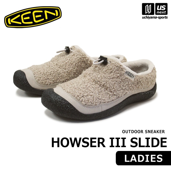 【さらに10%引(一部対象外)】（国内正規品） KEEN キーン レディース HOWSER III SLIDE ウィメンズ ハウザー スリー スライド スリッポン 2025年継続モデル  [自社]【あすつく対応】【メール便不可】 1029437