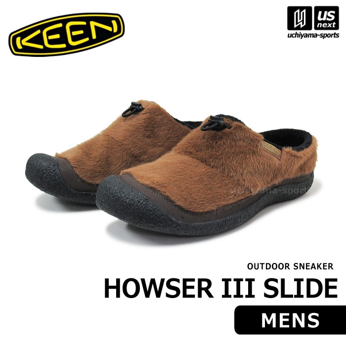 【さらに10%引(一部対象外)】（国内正規品） KEEN キーン メンズ HOWSER III SLIDE ハウザー スリー スライド スリッポン 2025年継続モデル  [自社]【あすつく対応】【メール便不可】 1029443