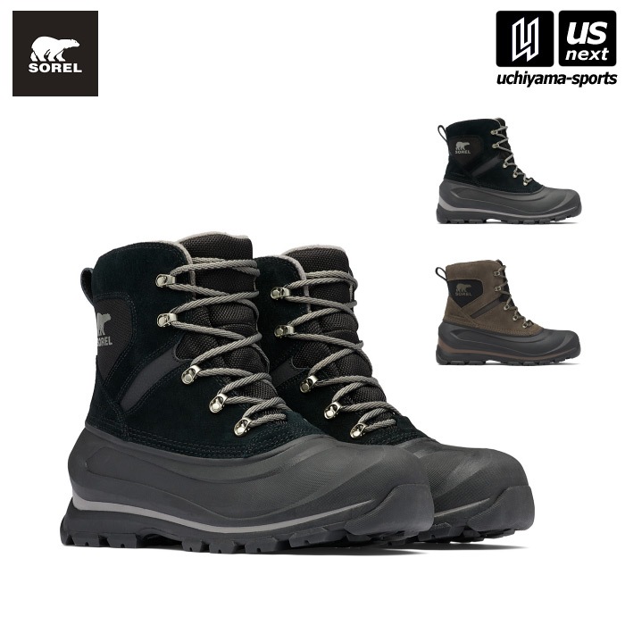 【さらに10%引(一部対象外)】（国内正規品） ソレル メンズ ウィンターブーツ バクストンレース ブーツ BUXTON LACE BOOT WP 2025年継続モデル  [自社]【あすつく対応】【メ