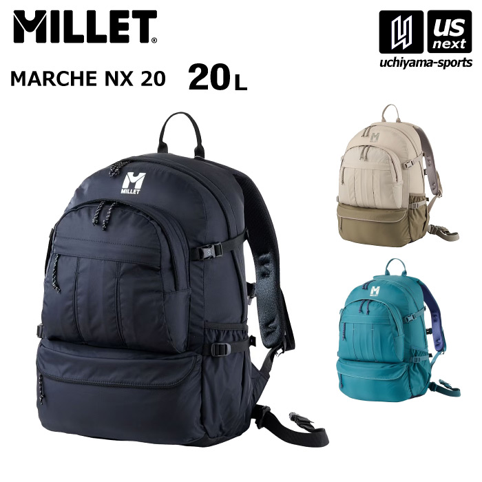 【さらに10%引(一部対象外)】 ミレー バックパック マルシェ NX 20 MARCHE NX 20 2025年春夏継続モデル  [自社]【あすつく対応】【メール便不可】 MIS0761