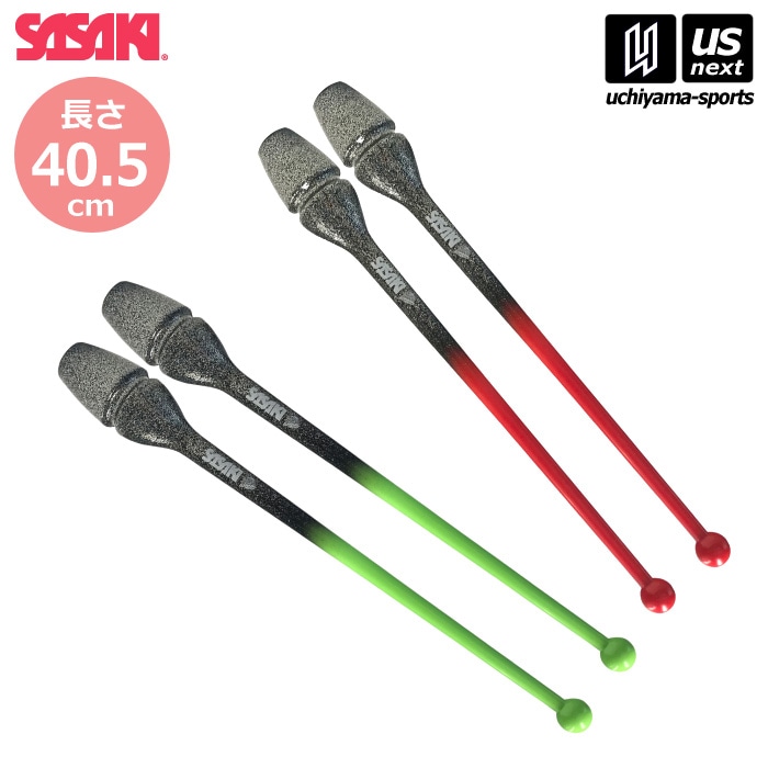 【さらに10%引(一部対象外)】 ササキ 新体操 グラデーションラバークラブ ショート 40.5cm 限定カラー 2024年限定モデル  [自社]【あすつく対応】【メール便不可】 SM34JKGHF