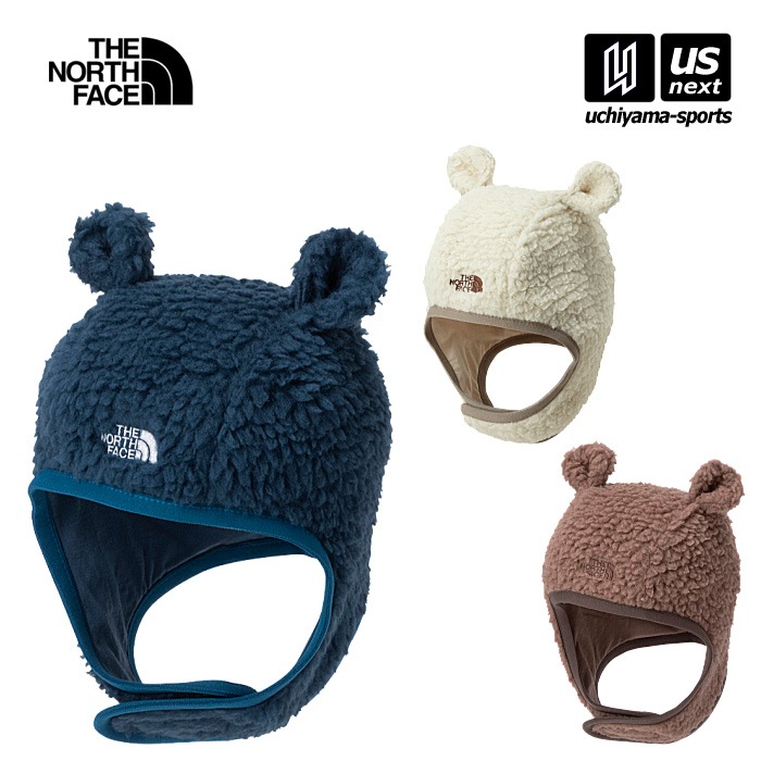 【クーポンでさらに10%引】（国内正規品）ザ・ノース・フェイス 帽子 ベビーカドルフリースイヤーキャップ 2024～25年秋冬モデル [M便 1/1][物流]【あすつく対応】 NNB42403