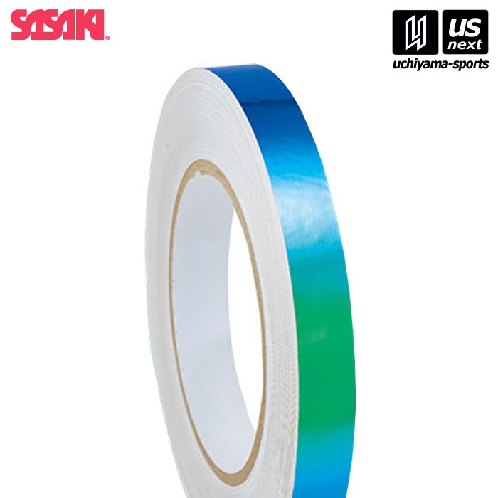 【さらに10%引(一部対象外)】 ササキ 新体操 オーロラテープ AUBU オーロラブルー [M便 1/1][自社] 【あすつく対応】 